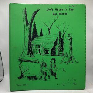 Vintage 1981 Teacher Edition Little House In The Big Woods Binder For Grades 1-3